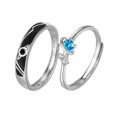 Dream Planet Couple Rings Fashion Personality Rings Men and Women Rings