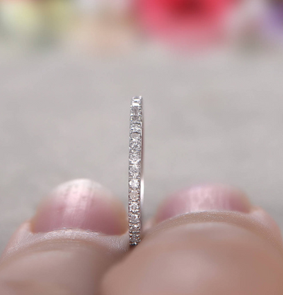 Women Rhinestone Wedding Engagement Ring Jewelry